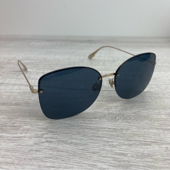 Dior Accessories - Dior Stellaire 7F Butterfly Rimless Sunglasses in Gold NWOT